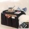 Benemall Sofa Armrest Organizer with Cup Holder NoSlip Couch Sofa Armrest Organiser Couch Remote Caddy Control Holder with 1 Large Pockets and 3 Small Pockets for Smart Phone Magazines Ipad Drinks Bla