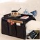 Benemall Sofa Armrest Organizer with Cup Holder NoSlip Couch Sofa Armrest Organiser Couch Remote Caddy Control Holder with 1 Large Pockets and 3 Small Pockets for Smart Phone Magazines Ipad Drinks Bla