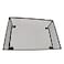 HAHIYO Stackable Mesh Tray Cup 9 x 6 x 2 inches Sturdy Container for Desk Drawer Organizer Collection for Home Office School kitchen Soft Foam Feet No Sharp Edges 1 Pack Black
