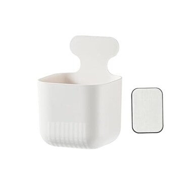 MORNITE Fridge Magnetic Cup Storage Rack Magnetic Locker Organizer for Pen Holder for Laundry Board Desks Dresser White