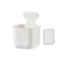 MORNITE Fridge Magnetic Cup Storage Rack Magnetic Locker Organizer for Pen Holder for Laundry Board Desks Dresser White