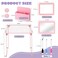 abcGoodefg Pink Locker Accessories Cute Locker Organizer Shelf Locker Decorations for Girls for School Locker with Magnetic Locker Mirror and Whiteboard Magnetic Pen Holder