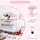 Fippy Pink locker accessories kit locker decorations for girls cute locker set includes locker shelf magnetic locker mirror and whiteboard pen holder markers and magnets