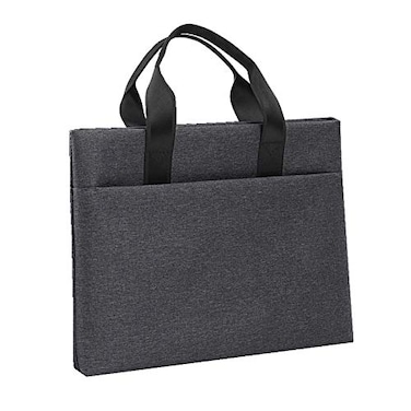 enyuwlcm Oxford Document Bag with Handle and Meeting Office School Organizer Handbag Briefcase for Carrying Paper Files 1 Pack Black
