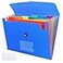 CASAON 7 Pocket Accordian File Folders Expanding File Folder A4 Letter Size Paper Portable Document OrganizerBlue