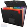 CASAON 7 Pocket Accordian File Folders Expanding File Folder A4 Letter Size Paper Portable Document OrganizerBlack