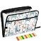 ZZKKO Cartoon Cute Alpaca 13 Pockets Expanding File Folder with Sticky Labels Accordion File Folder Document Organizer Letter Size A4 Papers Expandable File Keeper