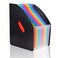 Lemical Expanding File Folder 13 Rainbow Pockets Desktop Accordion File Organizer Portable Self Standing Paper Document Bill Tax Receipt Organizer with CloudShape Handle for Home Office SchoolBlack