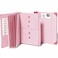 Savor The Folio Important Document Organizer by Binder with Guided Labels AcidFree File Folder Organizer with 10 Pockets Document Holder for Home Records Legal and Medical Papers Pink