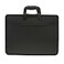 Greenery Top Handle Business Briefcase Bag Oxford Fabric Office Meetting Travel Use File Bills Document Expanding Storage Organizer Holder A4 Size File Folder Carrying Case Handbag Black HB415