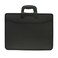 Greenery Top Handle Business Briefcase Bag Oxford Fabric Office Meetting Travel Use File Bills Document Expanding Storage Organizer Holder A4 Size File Folder Carrying Case Handbag Black HB415