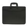 Greenery Top Handle Business Briefcase Bag Oxford Fabric Office Meetting Travel Use File Bills Document Expanding Storage Organizer Holder A4 Size File Folder Carrying Case Handbag Black HB415
