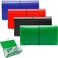 SEEKIND Expanding File Folder 4 Pack 104 55 Receipt Organizer Folder Accordion Folder Document with 13 Pocket for OfficeCardsTicketsWater Resis