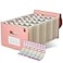 EcoStash Wheat Straw Accordion File Organizer 26 Pockets Expanding File Folder Monthly Bill Receipt Organizer with AZ Tabs BPA Free LetterA4 Strawberry Pink