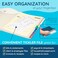 Blue Summit Supplies Blue Summit Expanding Monthly File Organizer Letter Size 12 Month File Folder Organizer with Dividers Paper Sorter for Desk and Documents