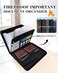 KLanven Fireproof Important Document Organizer Folio Accordion File Organizer 13 Pocket Expanding File Folder with LabelsSafe Holder and Organizer for Birth CertificatePaperReceiptBilletc