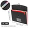 RIEJIN 13 Pocket Accordion File Organizer with Elastic Closure Expanding File Folder for Letter Size A4 Papers Ideal for Home Office Supplies College Essentials Black