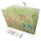 SKYDUE Expanding File Folder with 5 Pockets Accordion File Organizer Portable Receipt Paper Documents Organizer Letter Size Filing Folder School Office Supplies Green