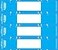 Tabbies 958 x 2 Inches File Pocket Handles Light BlueWhite 48 per Pack TAB68806 Light Blue White