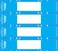 Tabbies 958 x 2 Inches File Pocket Handles Light BlueWhite 48 per Pack TAB68806 Light Blue White