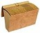 Pendaflex GlobeWeis Globe Weis Kraft Expanding File with Flap and Elastic Closure 21 Pockets AZ Index Legal Size 1819AEBrown