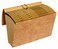 Pendaflex GlobeWeis Globe Weis Kraft Expanding File with Flap and Elastic Closure 21 Pockets AZ Index Legal Size 1819AEBrown