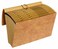 Pendaflex GlobeWeis Globe Weis Kraft Expanding File with Flap and Elastic Closure 21 Pockets AZ Index Legal Size 1819AEBrown