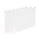 Poppin Zipper Pouches LetterSize Document Storage Bags Waterproof Document Folder with Zipper Top Set of 3 White Letter