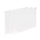 Poppin Zipper Pouches LetterSize Document Storage Bags Waterproof Document Folder with Zipper Top Set of 3 White Letter