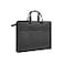 Enyuwlcm Oxford Zippered Document Bag with Handle File Tote Bag Pouch for Carrying Paper Files Books Filing Folder 1 Pack HBlack