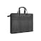 Enyuwlcm Oxford Zippered Document Bag with Handle File Tote Bag Pouch for Carrying Paper Files Books Filing Folder 1 Pack HBlack
