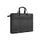 Enyuwlcm Oxford Zippered Document Bag with Handle File Tote Bag Pouch for Carrying Paper Files Books Filing Folder 1 Pack HBlack