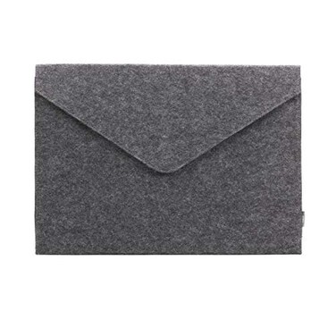 Smead Soft Touch Cloth Expanding File 2 Expansion Magnetic Closure Tabloid Size Gray 70924