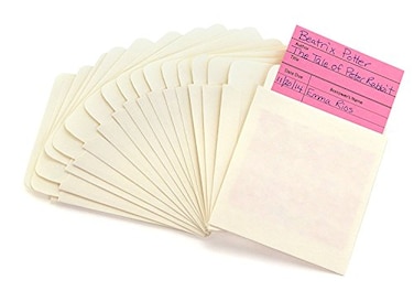 Hygloss Products Manila Library Pockets NonAdhesive Pocket Envelopes Made in the USA 45 x 35 Inches 500 Pack