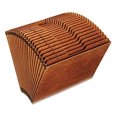 1InTheOffice Expanding File Folder AZ Alphabetical File Organizer Accordion File Organizer 21Pocket Expanding File Folder Letter Size