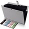 SKYDUE Accordion File Organizer 8 Pockets Expanding File Folders Portable Document Paper Organizer Home College School Office Supplies Letter Size Gray