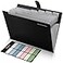 SKYDUE 8 Pockets Expanding File Folders Accordion Folders Portable Paper Bill Receipt Organizer Letter Size Home College School Office Supplies Black