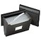 Pendaflex PFX82013 Poly Jumbo Expanding File with Elastic Cord 13 Tabbed Pockets Letter Black