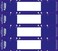 Tabbies File Pocket Handles 963 X 2 Dark BlueWhite 4Sheet 12 SheetsPack
