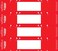 Tabbies File Pocket Handles 963 X 2 RedWhite 4Sheet 12 SheetsPack