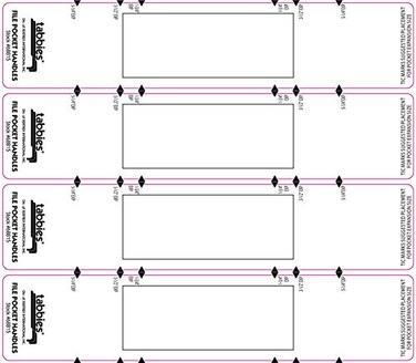 Tabbies File Pocket Handles 963 X 2 White 4Sheet 12 SheetsPack