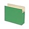 Smead File Pocket StraightCut Tab 514 Expansion Letter Size Green 10 per Box 73236