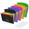 CASAON 5 Pack 7Pockets Expanding File Folder Accordion File Organizer A4 Letter Size Paper Document Receipt Holder for School Office Supplies