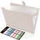 SKYDUE Expanding File Organizer with 8 Pockets Accordion File Folders with Labels Portable Document Paper Bill Receipt Organizer Home College School Office Supplies Letter SizeMilk Tea Brow