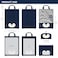 Mayplous A4 Document Bag Portable File Organizer with Zipper Handle Large 37x27 cm Portfolio Folder for Office School Business Travel Conferences Penguin