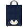 Mayplous A4 Document Bag Portable File Organizer with Zipper Handle Large 37x27 cm Portfolio Folder for Office School Business Travel Conferences Penguin