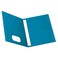 Oxford TwoPocket Folders wFasteners Light Blue Letter Size 25 per Box 57701