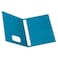 Oxford TwoPocket Folders wFasteners Light Blue Letter Size 25 per Box 57701
