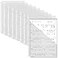 fremskre OEBSR 30Pack 3 Hole Punch Clear Plastic Document FoldersOrganized Up Poly Translucent Slash Slash File Jacket US Letter A4 Size 18C18mmLTape Transparent Document Folders Copy Safe Pockets