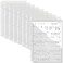 fremskre OEBSR 30Pack 3 Hole Punch Clear Plastic Document FoldersOrganized Up Poly Translucent Slash Slash File Jacket US Letter A4 Size 18C18mmLTape Transparent Document Folders Copy Safe Pockets